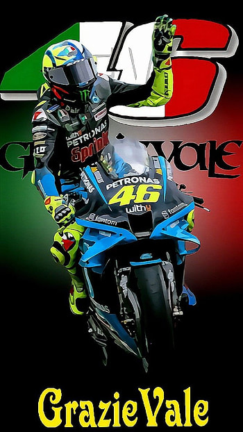 VR 46, motorcycle, racing, italian, valentino rossi, champion, italy HD phone wallpaper