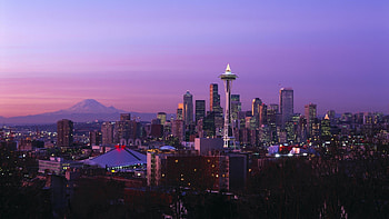 Space Needle, Seattle city HD wallpaper