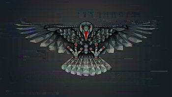 Crow Artistic, crow, artist, digital-art HD wallpaper