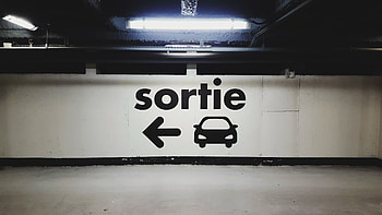 Arrow, Words, Inscription, Direction, Output, Exit HD wallpaper