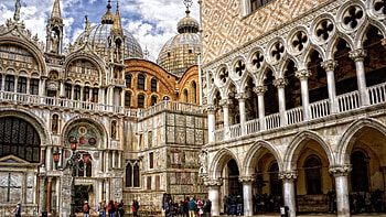 Doges Palace, Venice, Incredible places, s HD wallpaper