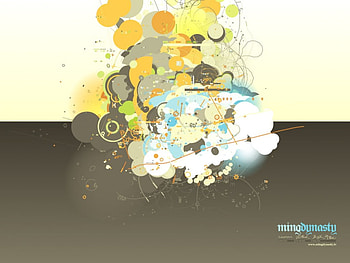 CBGB, grunge circles, mindgynasty, abstract HD wallpaper