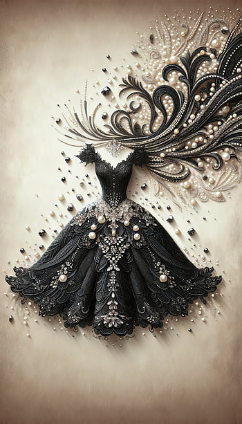Elegant Black Dress Design, black dress, dress, fashion, black HD phone wallpaper