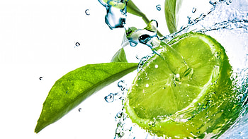 Splash, Lime HD wallpaper