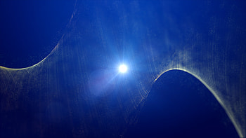 Waves, glow, abstract HD wallpaper