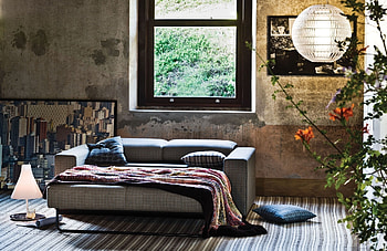 Interior, Miscellanea, Miscellaneous, Design, Lamp, Sofa, Blanket, Plaid HD wallpaper