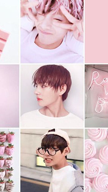 Bts Aesthetic, Pink HD phone wallpaper