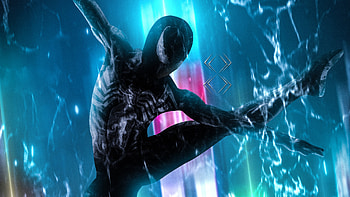 Symbiote Spider Man, spiderman, superheroes, artwork, artist, deviantart HD wallpaper