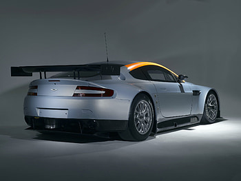 Aston Martin, Cars, Grey, Back View, Rear View, Style, 2008, V8, Vantage HD wallpaper