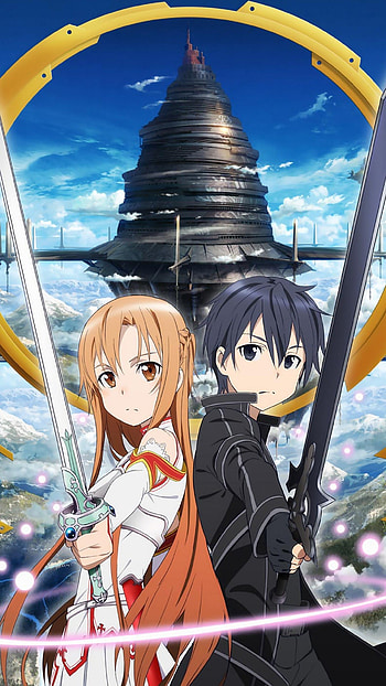 Sword Art Online 2 Kirito Asuna.Sony Xperia Z HD phone wallpaper