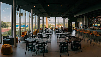 Loom Hotel, Skybar, Modern design, Rooftop dining HD wallpaper