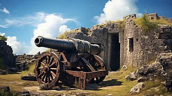 Historic Cannon - Ancient Fortress Artillery, man made, cannon HD wallpaper