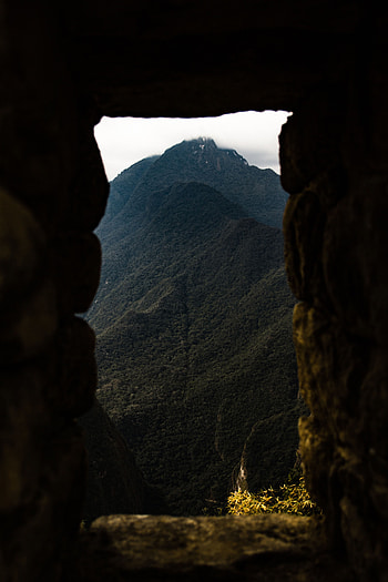 Nature, Mountain, Vertex, Top, Forest, Mountain Range, Cave HD phone wallpaper