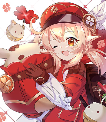 Klee, genshin, fanart HD phone wallpaper