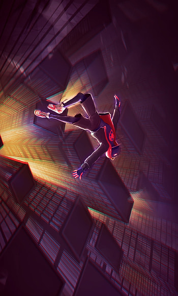 Spider-man, ellevate, cityscape, art HD phone wallpaper