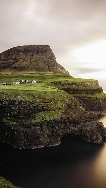 Faroe Islands, Gasadalur village, West side beauty, -worthy HD phone wallpaper