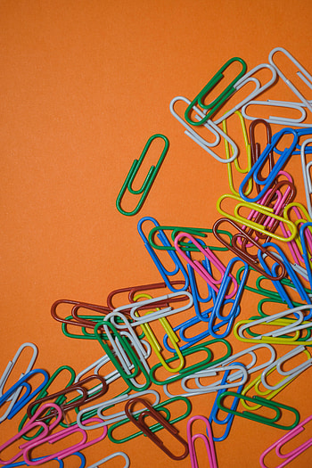 Miscellanea, Miscellaneous, Multicolored, Motley, Paper, Paper Clips, Paper Clip HD phone wallpaper