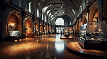 Historic Museum Architecture Spotlight -, museum, spotlight, man made, architecture HD wallpaper