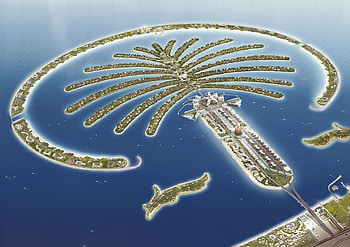 Palm Island - Dubai, UAE, Artificial Islands, Dubai, Palm Island HD wallpaper
