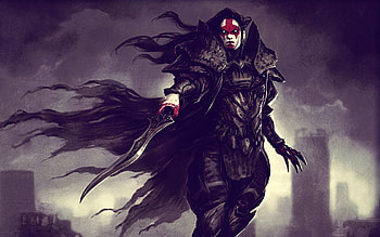 Fantasy, Blood, Warrior, Blade, Armor, Armour, Vampire HD wallpaper
