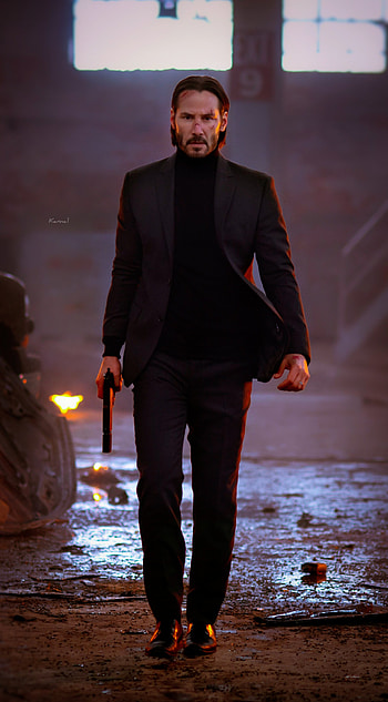 John wick, standing, Matrix HD phone wallpaper