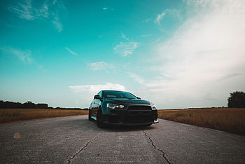 Sky, Mitsubishi, Cars, Car, Asphalt HD wallpaper