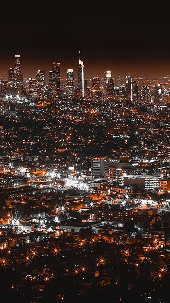Night view, Sony Xperia , visuals, Stunning cityscape HD phone wallpaper