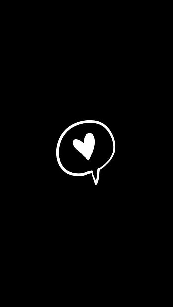 Art, Love, Vector, Bw, Chb, Heart HD phone wallpaper