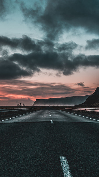 Sky road marking, Beautiful nature , Nature , Beautiful nature HD phone wallpaper