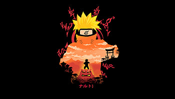 Naruto Uzumaki, naruto, anime, dark, black HD wallpaper