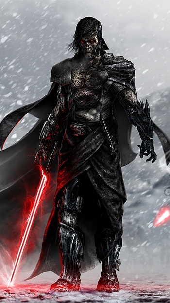 Darth Vader — Crimson Saber Shadow, Darth Vader, lightsaber, Sith (Star Wars), Sci Fi, Star Wars HD phone wallpaper