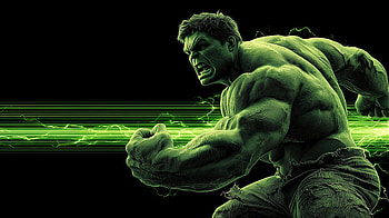 The Incredible Hulk Raw Power In Motion, hulk, superheroes, artwork, art, digital-art, dark, black, ai HD wallpaper