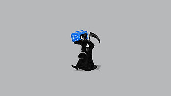 Preview minimalism, death, note, tape, braid, music HD wallpaper