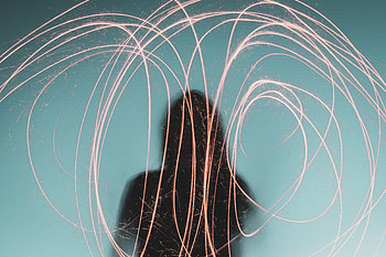Shine, Light, Silhouette, Sparks, Miscellanea, Miscellaneous, Movement, Traffic, Lines, Long Exposure HD wallpaper
