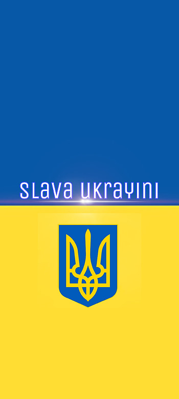 slava ukrayini, symbol, logo HD phone wallpaper