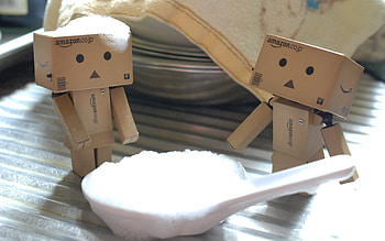 Miscellanea, Miscellaneous, Cardboard Robot, Spoon, Danboard, Preparation HD wallpaper