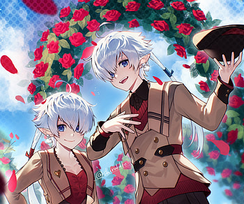 Alisaie Leveilleur & Alphinaud Leveilleur, Alphinaud Leveilleur, Alisaie Leveilleur, video game, Final Fantasy XIV HD wallpaper