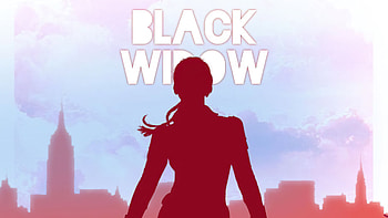 The Black Widow Minimal Art , black-widow, superheroes, minimalism, minimalist HD wallpaper