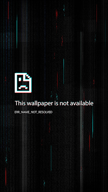 INTERNET ERROR BLACK, Error Message HD phone wallpaper