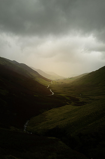 Nature, Rivers, Fog, Slope, Valley HD phone wallpaper