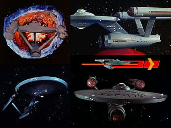 Star Trek: The Original Series - Constitution Class Starships, starship, TOS, Constitution Class Starship, Enterprise, Star Trek, spaceship HD wallpaper
