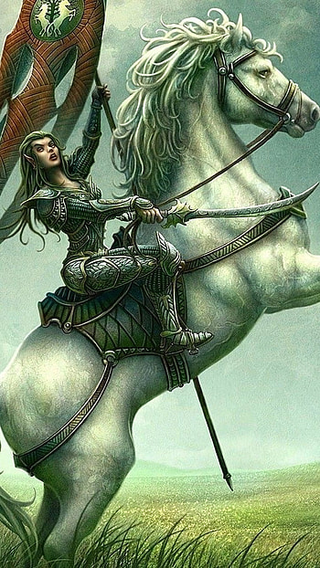 Warriors, Women Warrior, Horse Rider HD phone wallpaper