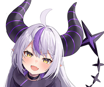 Hololive, La+ Darknesss (Virtual Youtuber), Anime, Virtual Youtuber HD wallpaper