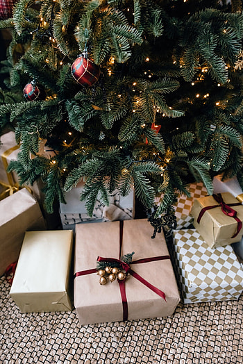 Christmas gifts, Adorable surprises, Festive wrappings, Joyful presents HD phone wallpaper