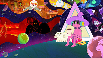 The Midnight Gospel, Animated adventure, Mind-bending journey, Abstract visuals HD wallpaper