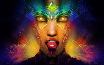 Abstract, Background, Multicolored, Motley, Form, Face HD wallpaper