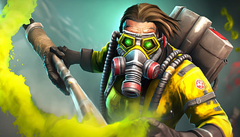 Caustic, AI Art, Caustic (Apex Legends), man made, Apex Legends HD wallpaper