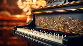 Elegant Grand Piano, music, piano HD wallpaper