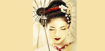 Geisha, Japanese, girl, model HD wallpaper
