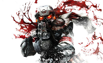killzone, weapon, blood, war HD wallpaper